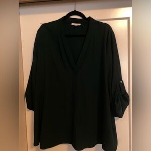 Dark Green Calvin Klein Blouse